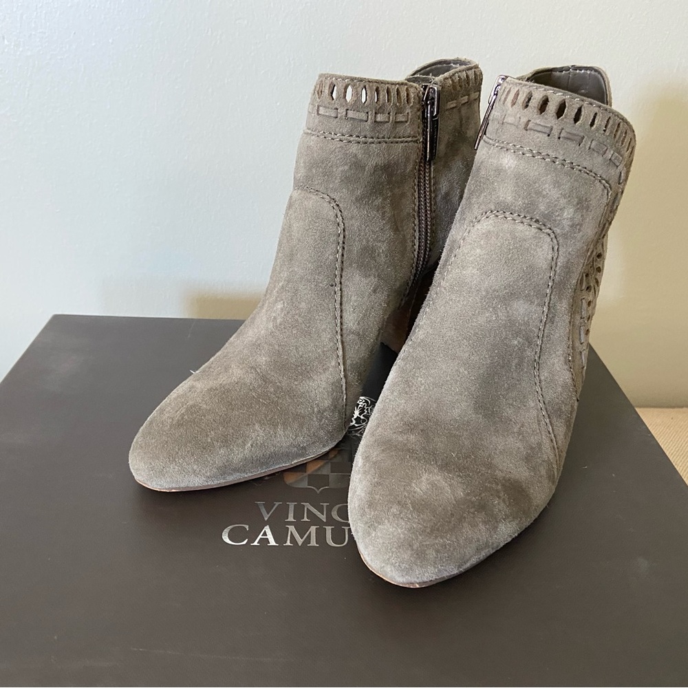Vince Camuto suede booty.